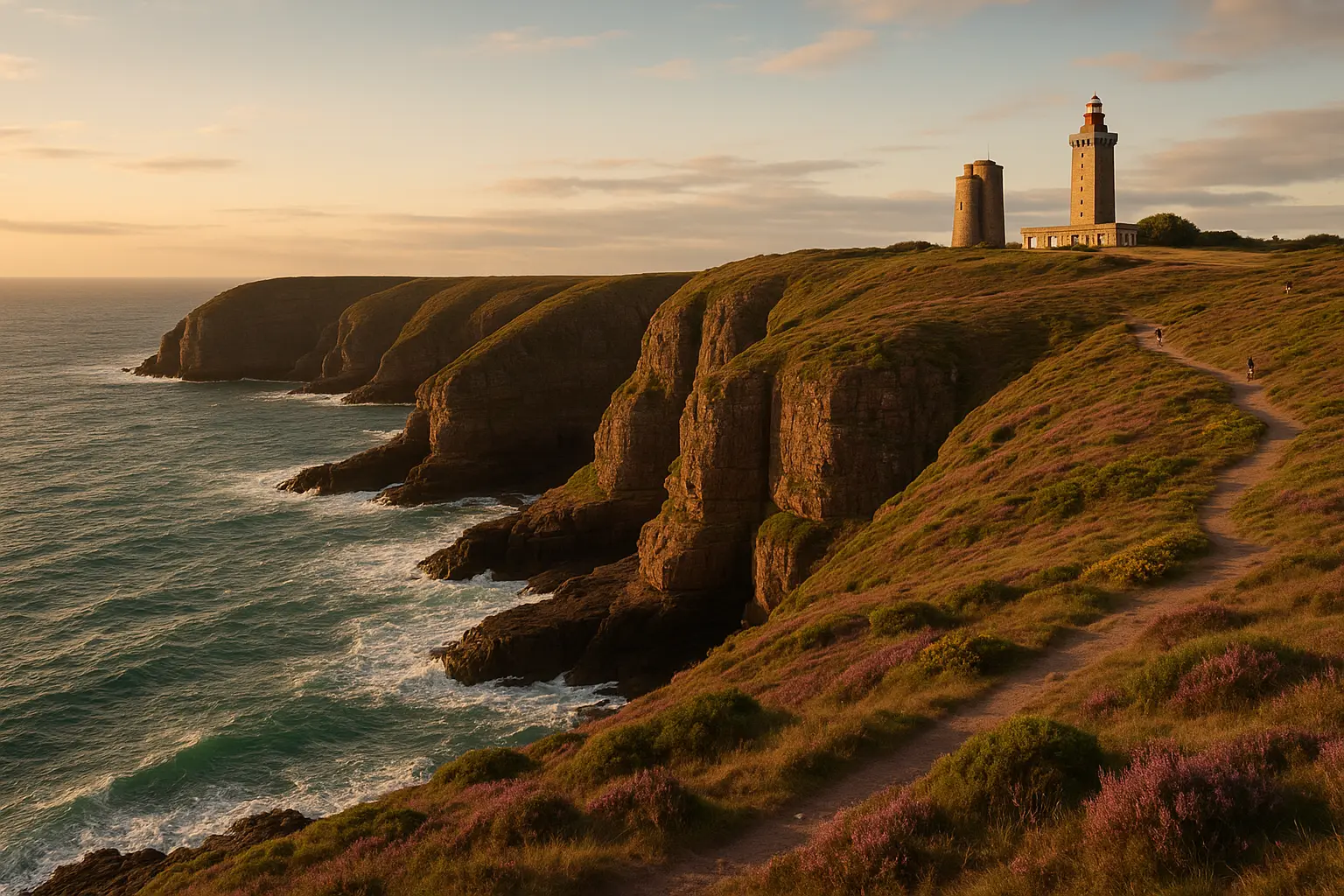 Le Cap Fréhel : falaises roses et phares de Côte d’Émeraude