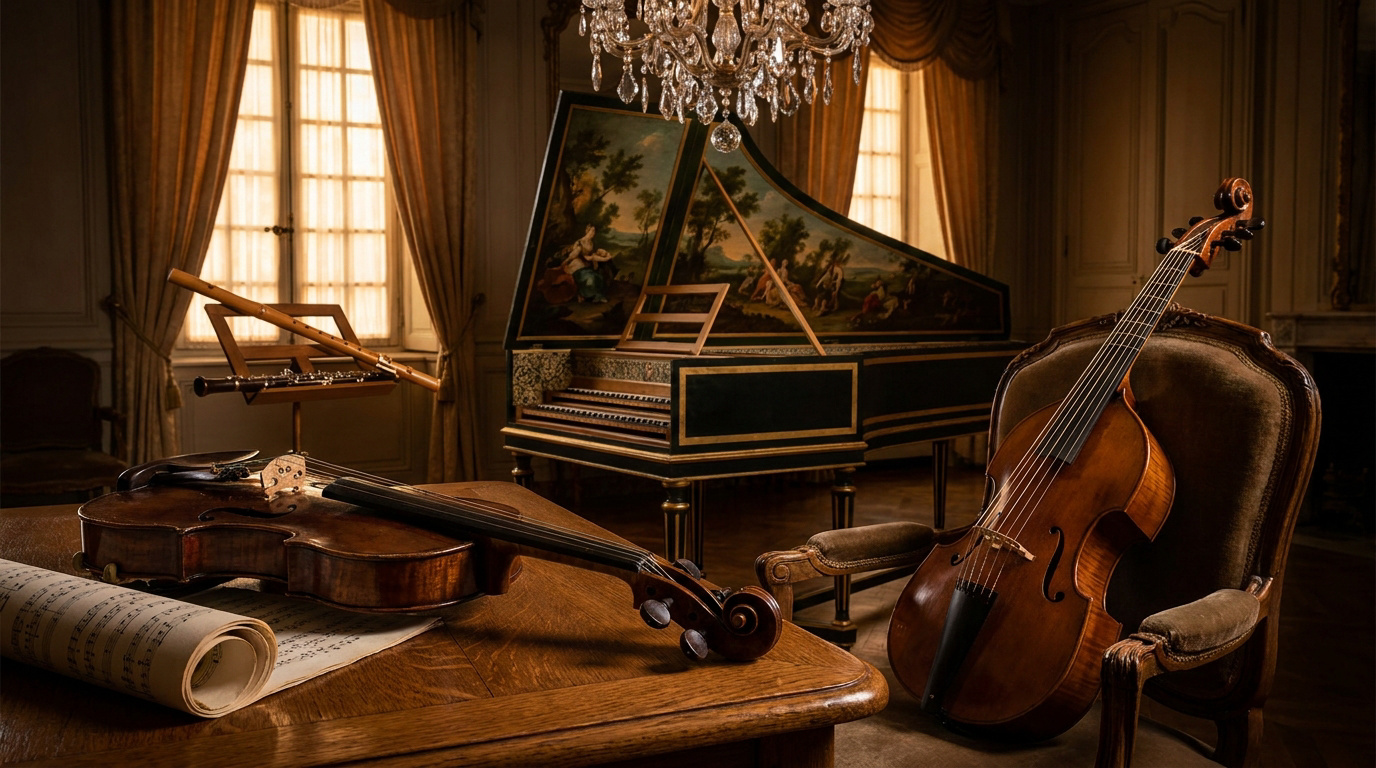 Quels sont les instruments typiques de la musique baroque ?